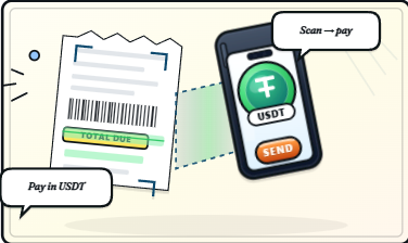 Tether | Receipt to Crypto
