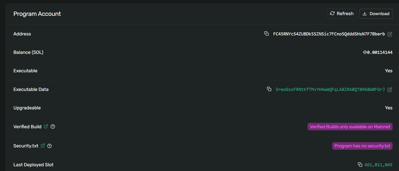 Solana Certificate Chaining